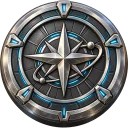 Silver achievement badge